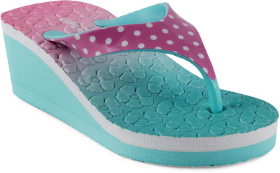 

KITTENS Girls Slip-on Wedges(Blue