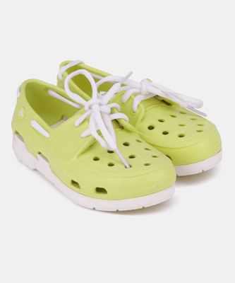 

Crocs Boys & Girls Lace Clogs(Yellow, Chartreuse/white