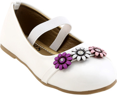 

My Soul Girls Slip on Ballerinas(White