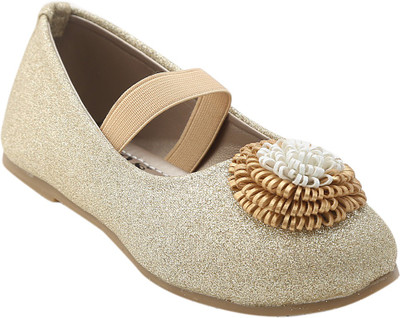 

My Soul Girls Slip on Ballerinas(Gold
