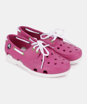 

Crocs Girls Lace Clogs(Pink, Fuchsia/white