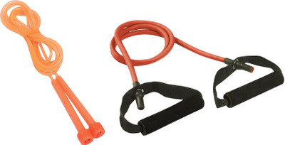 

Cosco FITNESS COMBO KIT OF TONNIG TUBE HEAVY AND ADJESTABLE SPEEDY JUMP ROPE Gym & Fitness Kit