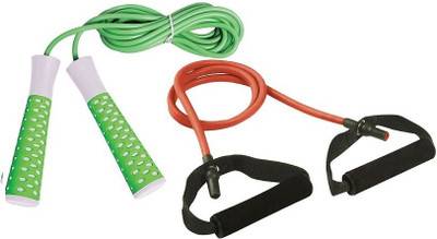 

Cosco FITNESS COMBO KIT OF TONNIG TUBE HEAVY AND ADJESTABLE ELEVATE JUMP ROPE Gym & Fitness Kit
