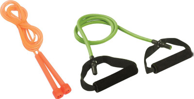 

Cosco FITNESS COMBO KIT OF TONNIG TUBE MEDIUM AND ADJESTABLE SPEEDY JUMP ROPE Gym & Fitness Kit