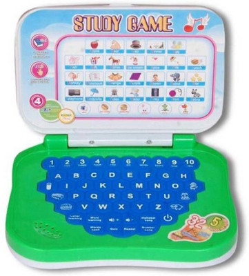 

K Dudes Smart Educational ABC and 123 Learning Kids Laptop Colours- Green & Blue (Shipped Randomly) Dudes-11(Multicolor)