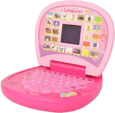 

K Dudes Smart Educational Learning Kids Laptop With LED Display & Music KHU - 15(Multicolor)