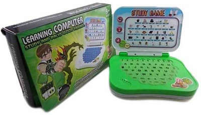 

K Dudes Smart Educational ABC and 123 Learning Kids Laptop Colours- Green & Blue (Shipped Randomly) KHU-08(Multicolor)