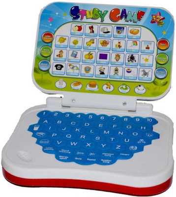 

K Dudes Smart Educational ABC and 123 Learning Kids Laptop Colours- Green & Blue (Shipped Randomly) KHU-09(Multicolor)