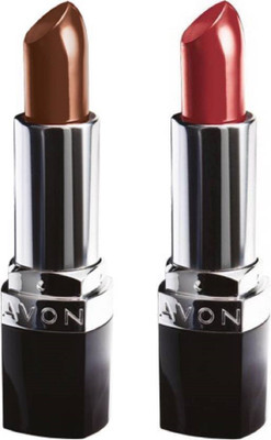 

Avon Anew Ultra Color Lipstick(Buttererd Rum, Delux Chocolate)