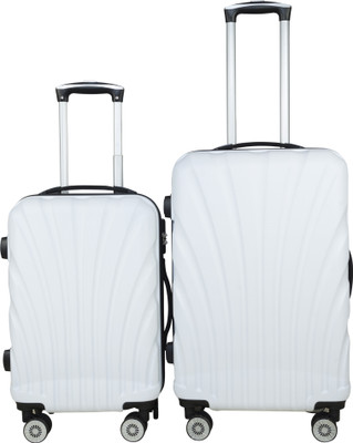 

3g Cabin Suitcase, Check-in Suitcase Combo(White)