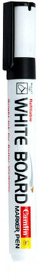 Camlin White Board Marker Pen- Black (Pack of 10)-7270018(Set of 10, Black)