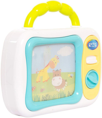 

Baybee My 1st TV | Kids Musical TV | Sleepy Wind up Lullaby TV Toy(Blue)