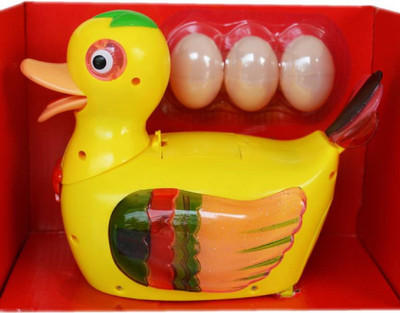 

Prro Funny Egg laying duck Battery Operated RDX-14(Multicolor)