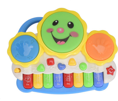 

Aarushi Musical Keyboard Drums Set for Babies Educational Game (MultiColor)(Multicolor)