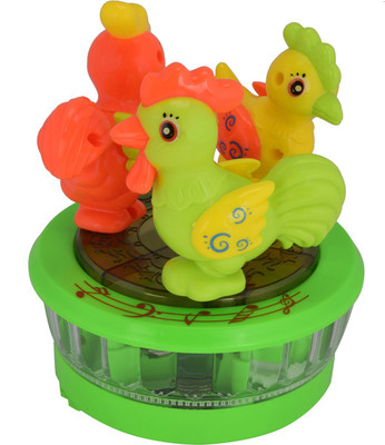 

Aarushi 360 degree Flash Electric Rotating Chicken(Multicolor)