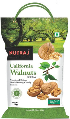 

WALNUTCO. nutraj california walnut inshell 1 kg Walnuts(1000 g, Pouch)