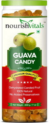 

NourishVitals Guava Dried Fruit (Dehydrated Fruits) Pears(200 g, Plastic Bottle)