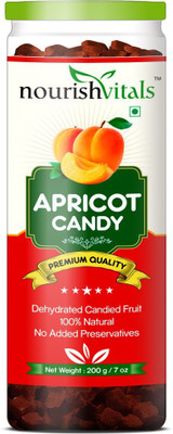 

NourishVitals Apricot Dried Fruit (Dehydrated Fruits) Apricots(200 g, Plastic Bottle)