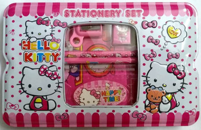 

A2Z Kitty Kitty Art Metal Pencil Box(Set of 1, Multicolor)