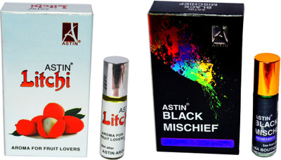 

Astin Litchi Fruity and Black Mischief UAE Edition Perfume - 12 ml(For Men & Women)