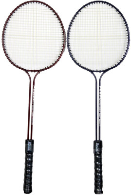 

Neulife Monika Double Rods Multicolor Strung Badminton Racquet(G3 - 3.5 Inches, 95 g)