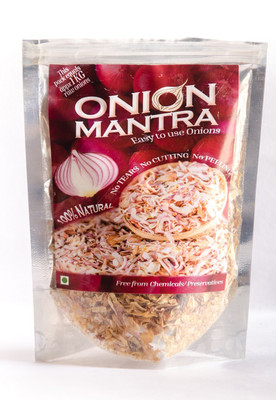 

ONION MANTRA Presented by Kitchen Mantra Foods LLP Dehydrated Onions Ready to use 100 gram 100 g