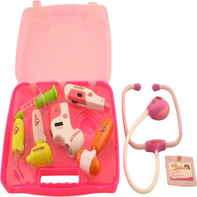 

Prro Battery Operated Doctor's Kit with Light Sound Effects, Multi Color Doctor Set For Kids (Boys & Girls) WX-09