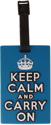 

Tootpado Luggage Tag Keep Calm And Carry On - Light Blue (1i494) - Bag Travel Tags Luggage Tag(Blue)
