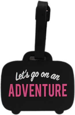 

Tootpado Lets go on a Adventure - (LNTg220) Luggage Tag(Black)