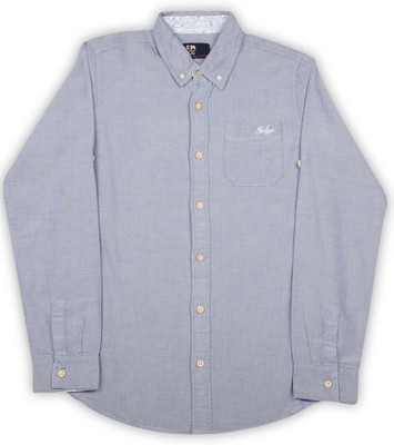 

Flying Machine Boys Solid Casual Blue Shirt, Lt blue