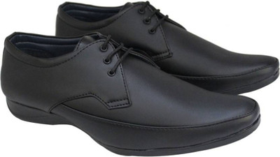 

Crostail Premium Quality and Durable formal shoes For men and boys Lace Up For Men(Black