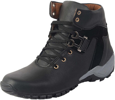 

SAIJARA Boots For Men(Black