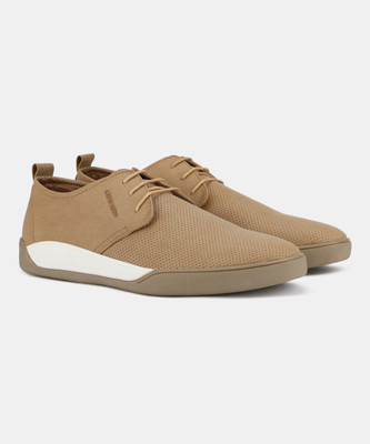 

Indigo Nation DRMIC 164 Corporate Casuals For Men(Tan, White