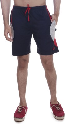 Vego Solid Men Dark Blue Night Shorts