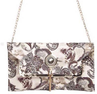 

Aliado Women Evening/Party White Leatherette Sling Bag
