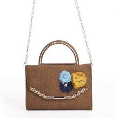 

Aliado Women Evening/Party Brown Leatherette Sling Bag