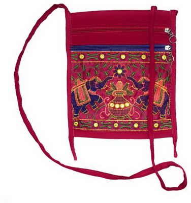 

Unique Fashion Women Evening/Party, Casual, Formal Multicolor Cotton Sling Bag