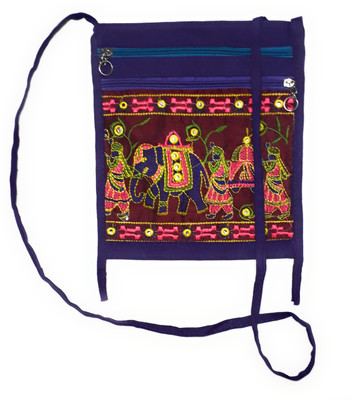 

Unique Fashion Women Evening/Party, Casual, Formal Multicolor Cotton Sling Bag