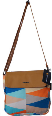 

Fastrack Women Casual Multicolor Canvas Sling Bag