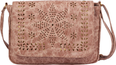 

BISMAADH Girls Casual, Formal Pink PU Sling Bag