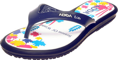 

Adda Slippers, Navy white
