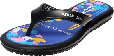 

Adda Slippers, Black rblue