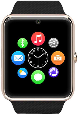 AVIKA smartwatch Black Smartwatch(Black Strap Regular)