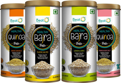 

BeatO Quinoa Puffs & Bajra Puffs Combo(270 g, Pack of 4)