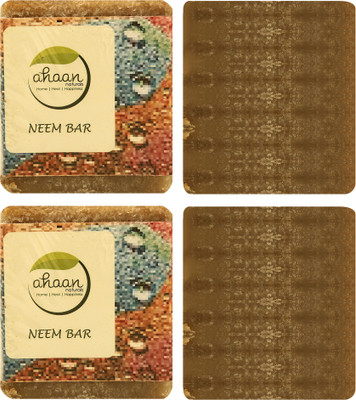 

ahaan naturals Neam Soap Bar All Skin Type- 100 Gram Each, Pack of 2(100 g, Pack of 2)