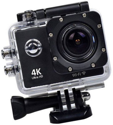 

ALONZO Wifi Waterproof Sports 4K Wifi Action Camera – 4K Ultra HD, 16MP,2 Inch LCD Display, HDMI 170 Degree Wide Angle Sports and Action Camera(Black, 16 MP)