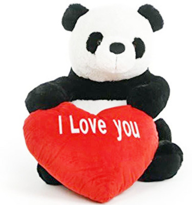

Fun & Joy Stylish Black & White Panda With Heartc ( I Love You ) - 80 cm(Black, White)