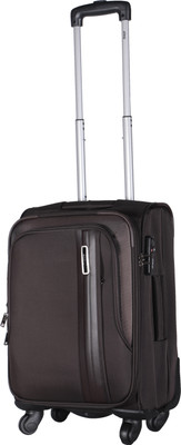 

VIP Spinner Soft Trolley 56 cm (Brown) Expandable Cabin Luggage -  inch(Brown