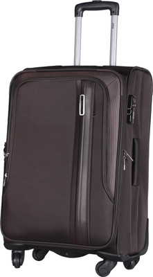 

VIP Spinner Soft Trolley 67 cm (Brown) Expandable Check-in Luggage - 27 inch(Brown)