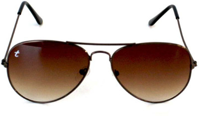 

Tens Aviator Sunglasses(Brown)